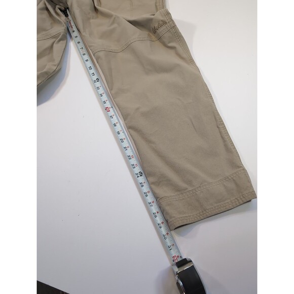 Cabela's 9-Pocket Cargo Hiking Pants Men's Size 36x30” Straight Leg Khaki Brown - Picture 9 of 11